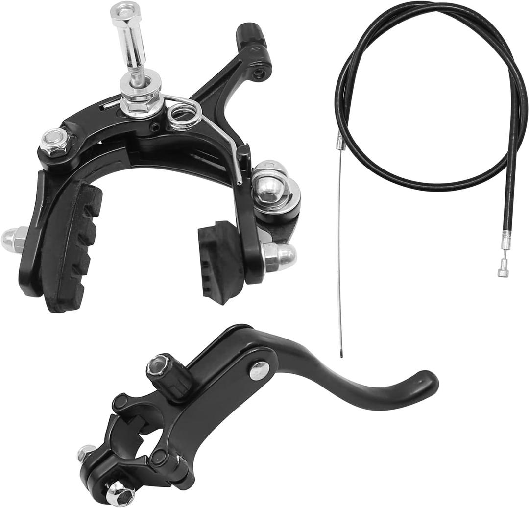 Bike Brakes Calipers, Side Pull C Type Brake Kit, Caliper Brake Kit Replacement for Most Road Bicycle