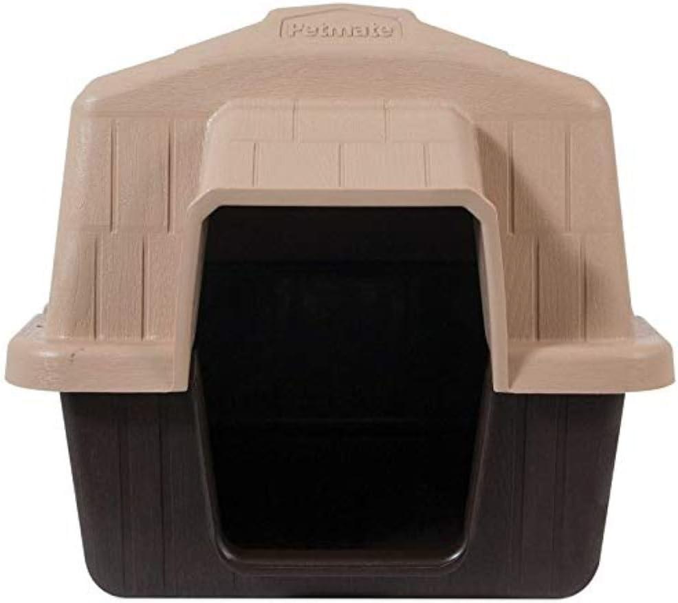Petmate Aspen Pet Outdoor Dog House, Extra Small, For Pets Up to 15 Pounds, Made in USA (26.5" x 18" x 16.5")
