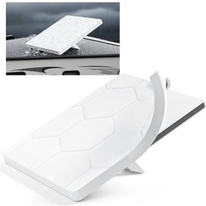 Starlink Mini Case Protective Cover, Hailproof Liquid Silicone Protective Case for Starlink Satellite Dish, Starlink Mini Accessories Waterproof Shockproof Portable for Outdoor Camping, White
