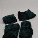 Pack of 4 Velvet Mid Century Modern Dining Chair Covers, Armless Chair Cover,Living Room Side Chair Slipcovers (Kelly)