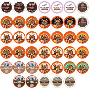 Perfect Samplers Hot Chocolate Pods, Hot Cocoa Single Serve Cups for Keurig K Cup Brewers, 40 Count