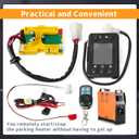 Diesel Parking Heater Control Board Panel for Chinese Diesel Heater 5KW 8KW, 12V/24V Motherboard w/LCD Controller Monitor Switch Wiring Harness Sensor Replacement Part