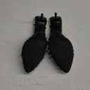 QIV Leopard Kitten Heels Pointed Toe Mule Heels for Women Open Toe Kitten Heel for Party Dressy Wedding (9.5)