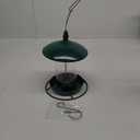 Bird Feeders for Outdoors - Metal Roof Chew Proof, 360 Feeding Perch - Wild Bird Feeders for Garden Yard. Green