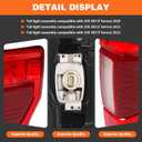 Tail Light Assembly w/Blind Spot (Module Not Included) Compatible with 2020 2021 2022 (F Series) 250 350 Super Duty (Not Halogen) Rear Lamp Right Side LC3Z13404E FO2801282 (Right)