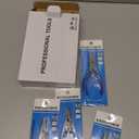 KAIHAOWIN Mini Needle Nose Pliers 5"-4Pack KAIHAOWIN Small Long Nose Pliers with Wire Cutters, Spring Loaded Thin Needle Nose Pliers, Precision Pliers Set for Crafts/Jewelry Making/Tiny Project