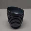 Homienly Wheat Straw Small Bowls, Dessert Bowls for Kitchen, Camping, Party, Unbreakable Mini Bowl Set of 8, 10 OZ Microwave and Dishwasher Safe Appetizer Bowl,Yogurt Bowls Set (Dark Grey)