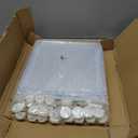 LURIVA Transparent Clear Small Animal Playpen, Guinea Pig Cages, Puppy Dog Playpen, Pet Playpen, Rabbit Bunny Indoor Fence Pen Enclosure, White Clear Plastic Playpen,12X12 Inch, 12Panels