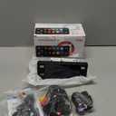 Single Din Radio Car Stereo with Wireless Apple CarPlay, Single Din Touchscreen Radio, Car Radio Bluetooth Support Android Auto, Mirror Link, Car Radio with Backup Camera GPS USB FM/AM EQ MIC (Black)