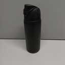 Owala FreeSip Insulated Stainless Steel Water Bottle with Straw, BPA-Free Sports Water Bottle, Great for Travel, 32 Oz, Very, Very Dark