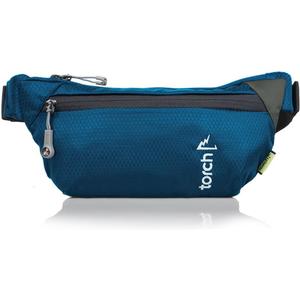 TORCH Small Fanny Pack - Mens Waist Pack, Small Fanny Pack for Women with Compass Survival Carrying All phones for Workout, Concert, Sports, Festival - Tajimi (Blue)