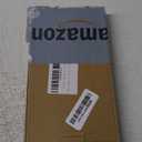 8" Shower Door Handle, Shower Glass Door Pull Back to Back Handle Compatible with 1/4" to 1/2" Thickness Glass for Frameless Shower Doors, Chrome Finish with 304 Stainless Steel (Satin Nickel)