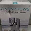 CASABREWS CM5418 Espresso Machine 20 Bar, Compact Espresso Maker with Steam Milk Frother, Stainless Steel Coffee Machine with 34oz Removable Water Tank for Cappuccino, Gift for Women or Men, Silver