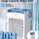 Portable Air Conditioners, Air Cooler Evaporative Personal Mini AC with Remoter, 4 Wind Speed, 2-4-6H Timer, 2 Modes, Colorful Night Light, Portable AC for Room, Car, Bedroom, Office, Outdoor