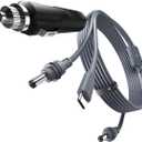 Spigen for Starlink Mini Cable 10FT/3M, 3 in 1 Power Cable Designed for Starlink Mini, Durable Waterproof Power Cable Accessories with Pin Plug/USB C 20V/ 5A (100W)/12-24V Car Charger - Gray