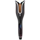 CHI Spin N Curl, Curling Iron For Healthy & Shiny Effortless Curls & Waves, Provides Preset Temperature Settings For Each Hair Texture, Onyx Black (1 Count (Pack of 1))