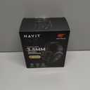 havit H2002d Gaming Headsets for PS4,PC, 53MM Drivers Surround Sound PS5 Headset with Mic Gaming Headphones with Mic Durable Aluminum Frame Valentines Gifts for Men