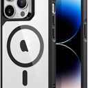 ESR for iPhone 14 Pro Max Case, MagSafe Compatible, Military-Grade Protection, Shock-Absorbing Corners, Scratch-Resistant, Anti-Yellowing Acrylic Back, Slim Protective, Air Armor Series, Clear Black