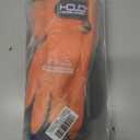 Waterproof Winter Work Gloves Men,Cold Weather Insulated Work Gloves Thermal Liner Superior Grip Latex Coating Warm for Outdoor x-large (Orange-2pairs)