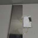 16Inch Stainless Steel Wall Mounted Floating Shelf Drilling or Shelf Adhesive Modern Room Decor Wall Shelf Floating Shelf for Bathroom Bedroom Decor (Brushed)