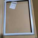 MCS Canvas Float Frames 18x24 Frame, Natural Woodgrain for Finished Canvases, Vertical & Horizontal Wall Hanging Large with Adhesive for Canvas Paintings (1-Pack)