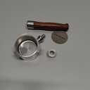 51mm Bottomless Portafilter 2 Ears Compatible with De'Longhi Stilosa EC260BK | Wooden Handle