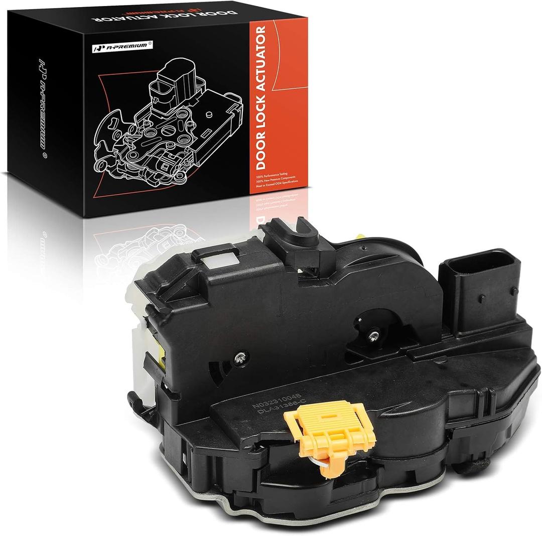 A-Premium Rear Left Door Latch Lock Actuator Compatible with Chevrolet, GMC, Buick & Cadillac Vehicles - Equinox 2011-2017, Malibu 2013-2017, Cruze, Terrain, Lacrosse, SRX, Verano, Regal, Orlando