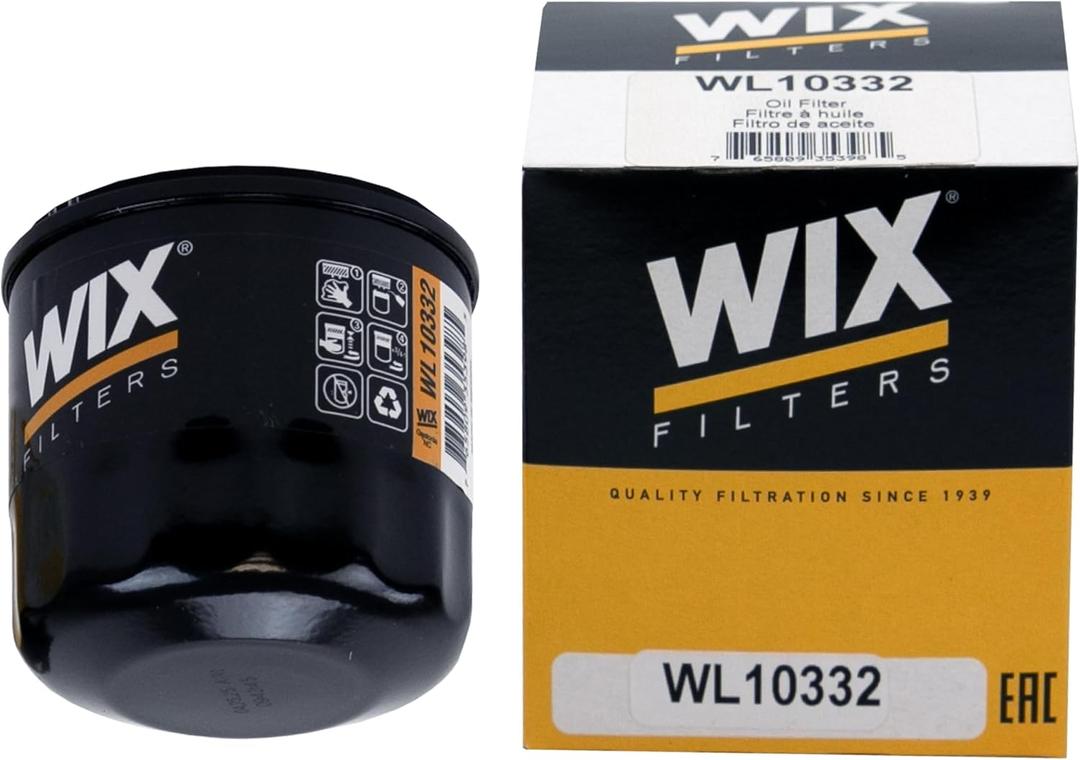WIX WL10332 Oil Filter Replacement, Built for Synthetic and High Mileage Oil - Compatible With Toyota Avalon, Camry, Corolla, Lexus (18-20)