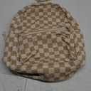 Bluboon Mini Backpacks for Girls 13" Toddler Backpack Purse School Bookbag Kawaii Backpack Women (A Corduroy Brown Check)