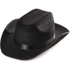 Funny Party Hats Black Cowboy Hat - Cowboy Hats - Western Hat - Unisex Adult Cowboy Hat - Cowboy Costume Accessories