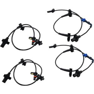 57455TR3A02 ABS Wheel Speed Sensor Front & Rear Side Replacement for Honda Civic 2012-2013, Replaces 57450TR3A02 57470TR0013 57475TR0013