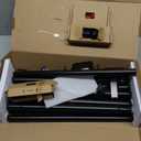 Tension Curtain Rod by EZFurni,42-123 Inches, Heavy Duty Tension Rods for Windows, No Drilling Adjustable Curtain Rod for Patio, Hold Up Blackout Curtains and Non Slip, Black