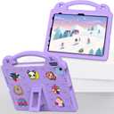AKABEILA Compatible with Honor Pad X8 Pro 11.5(2023)/Honor Pad X9 Tablet Case, Lightweight Shockproof Protective Case with Shoulder Strap & Stand Handle for Girl Kid Gift Light Purple