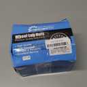 Set of 24, 14 mm x 1.5 Wheel Spike Lug Nuts, M14x1.5 Conical Bulge Seat, Closed End Spiked Lug Nuts with 1 Socket Key for Silverado Sierra 1500Aftermarket Wheel Black