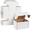 WIFTREY 7x5x4 White Shipping Boxes 25 Pack for Small Business, Small Corrugated Cardboard Boxes for Mailing, Packing, Shipping
