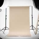 Kate Seamless Paper Backdrop for Photography Beige Cream Backdrop Paper (53''x16.4' Ivorine)