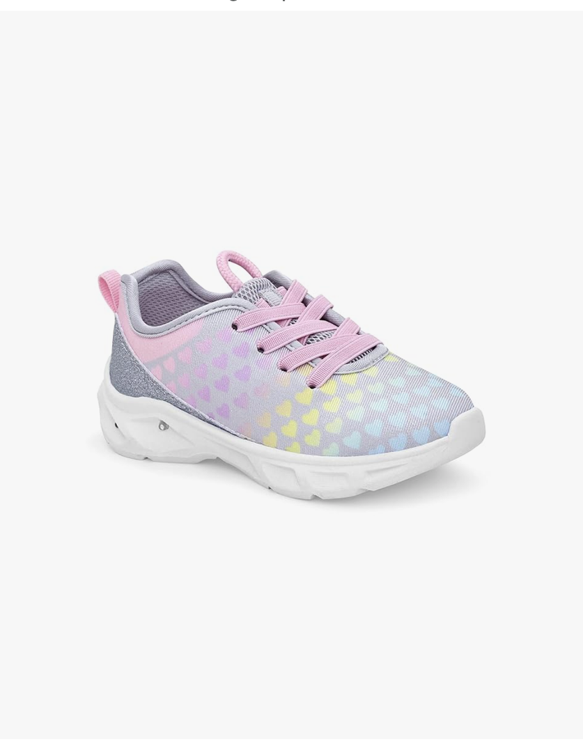 Carter's Girl's Creek Light Up Sneaker Size 5