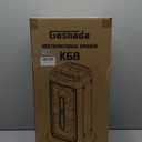 Karaoke Machine for Adults with 2 Wireless Microphones, Portable Bluetooth Speaker PA System with Dicso Lights for Big Pary, Stage Subwoofers, Outdoor, Ideal Gifts for Family, Music Lover