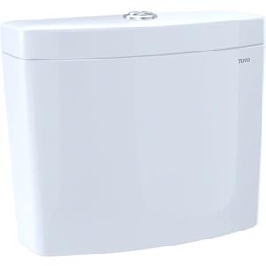 TOTO Aquia IV Dual Flush 1.28 and 0.9 GPF Toilet Tank Only with WASHLET+ Auto Flush Compatibility, Cotton White - ST446EMNA#01
