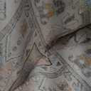 zesthome 9x12 Area Rugs for Living Room,Non-Slip Backing Washable Rugs,Vintage Large Area Rug，Stain Resistant Home Decor Rug