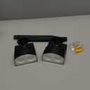 Kyosho Solar Color Spot Lights Outdoor, 9 Lighting Modes Halloween Christmas Lights, 38 LEDs Color Changing Waterproof RGBW Multicolor Tree Pool Solar Spotlight, 2 Pack