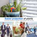 Upgrade Self Watering Planter Insert, Self Watering Spike with Long Dripper & Valve Switch, Adjustable Plant Watering Devices, Automatic Watering System for Outdoor & Indoor Plants (12, Green+Orange)