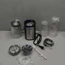 Ganiza Blender for Smoothies, 14Pcs Personal Blender for Shake and Smoothies for Kitchen with 3 Portable Cups (1x24oz & 2X17oz), Single Serve Smoothie Maker, Nutritious Recipe (Black Silver)