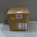 Criusia 6 Pack Plastic Storage Baskets With Bamboo Lid, Stackable Storage Baskets for Organizing Desktop Closet Shelves Drawers Pantry Organization Office Playroom Classroom (White)