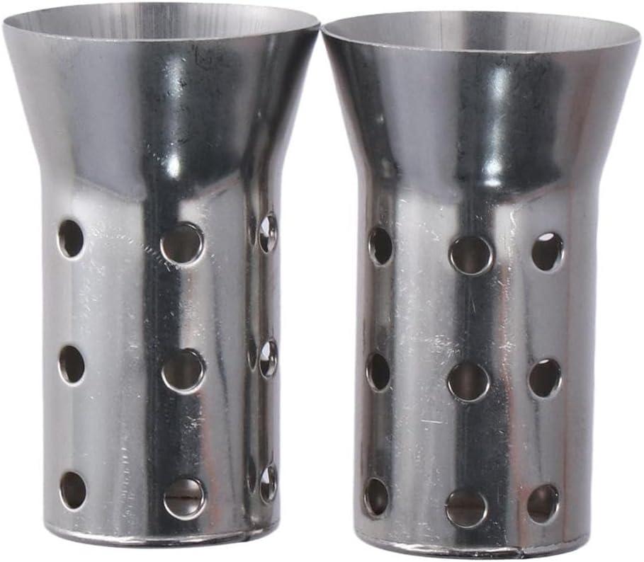 2Pcs Exhaust Baffle Muffler,Muffler Noise Eliminator,Muffler Baffle Noise Eliminator,Exhaust DB Killer Muffler for 2 inch Motorcycle