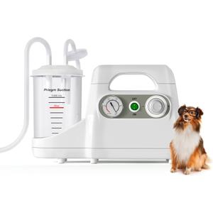 Saranna Portable Veterinary Suction Machine 1000mL for Home Care 110V