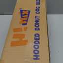 Himax Dog Beds for Small Dogs, Donut Dogs Beds with Blanket Attached, Calming Dog Bed Washable (20"/26"/35") Grey