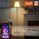 Outdoor Floor Lamp USB Rechargeable Cordless Dimmable RGB Warm White LED Lights for Yard Garden Patio
