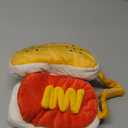 Hot Dog Costume for Dog, Cotton Yellow Halloween Pet Clothes Food Hot Dog Outfits Cosplay Dog Halloween Costume Dog Clothes for Small Medium Large Dogs Cats Puppy Funny Dress Up