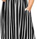Maxi Dress for Curvy Women Summer Loose Casual Sleeveless with Pocket Long Dresses, Size Medium